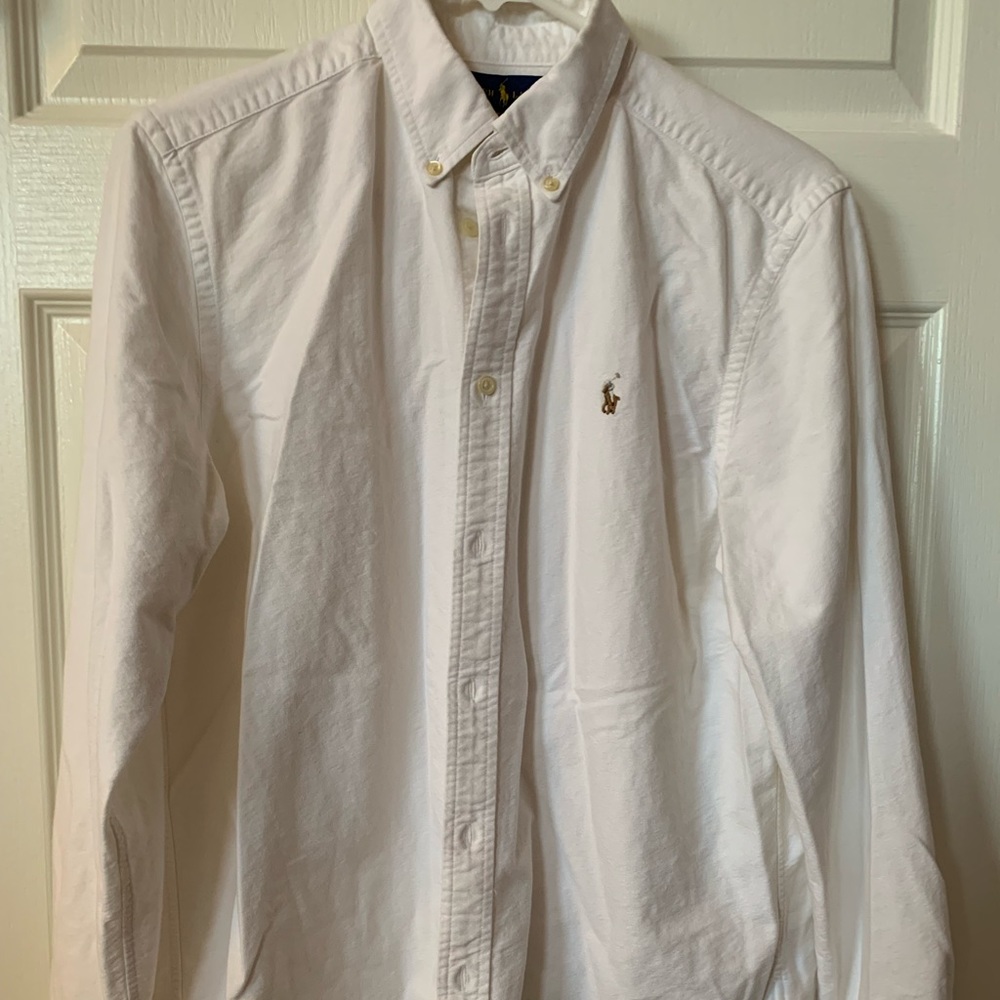 Ralph Lauren big boys cotton poplin dress shirt